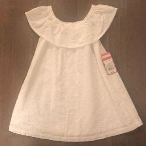 NWT white eyelet dress